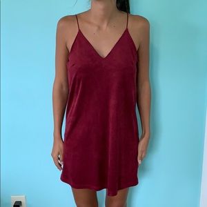 Velvet Maroon Dress